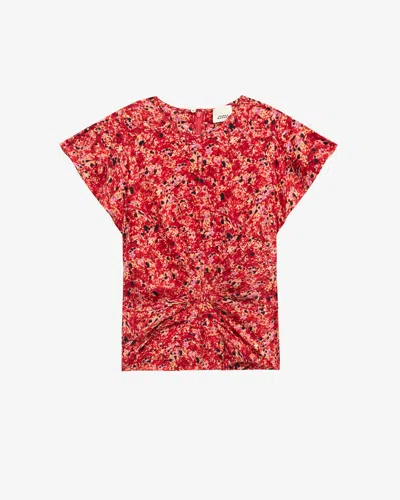 Isabel Marant Tullya Top In Red