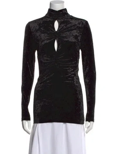 Pre-owned Isabel Marant Turtleneck Long Sleeve Top In Black