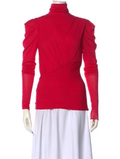 Pre-owned Isabel Marant Turtleneck Long Sleeve Top In Pink