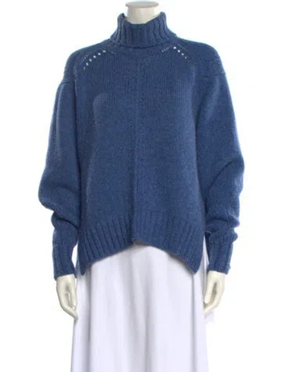 Pre-owned Isabel Marant Turtleneck Sweater In Blue