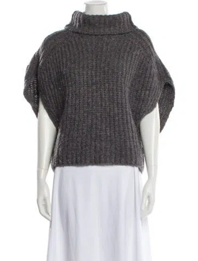 Pre-owned Isabel Marant Turtleneck Sweater In Grey