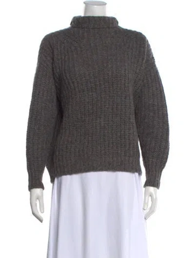 Pre-owned Isabel Marant Turtleneck Sweater In Grey