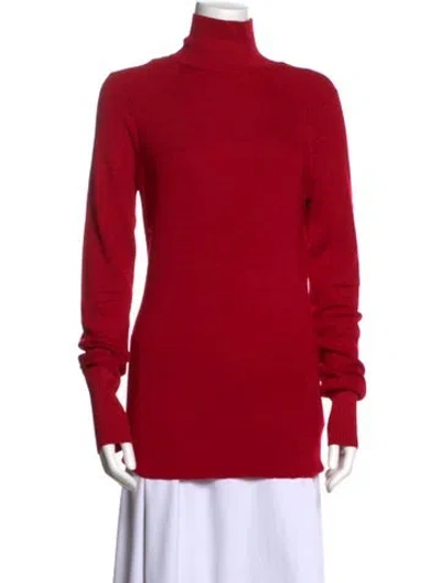 Pre-owned Isabel Marant Turtleneck Sweater In Red