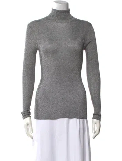 Pre-owned Isabel Marant Turtleneck Sweater In Silver