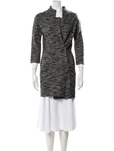 Pre-owned Isabel Marant Tweed Pattern Jacket In Gray