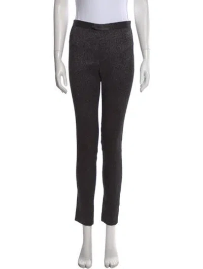 Pre-owned Isabel Marant Tweed Pattern Straight Leg Pants In Multi