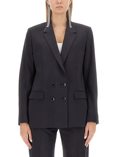 Isabel Marant Twill Manelle Blazer In Black