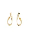 Isabel Marant Twisted Earrings In Yellow