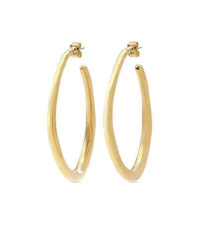 Isabel Marant Twisted Loop Earrings In Yellow
