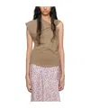 Isabel Marant Khaki Nadya Tank Top In Brown