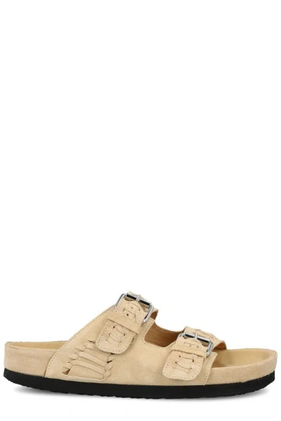 Isabel Marant Two Buckle Straps Sandals In Beige