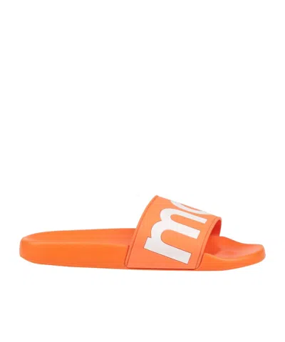 Isabel Marant Two-tone Rubber Slippers In Orange