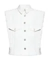 Isabel Marant White Tyra Vest In White