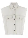 Isabel Marant White Tyra Vest
