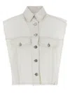 Isabel Marant 'tyra' Vest In White