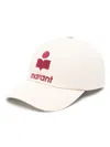 Isabel Marant Logo-embroidered Cotton Cap In 中性色
