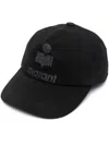 Isabel Marant Embroidered Logo Cap In Black