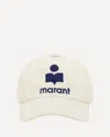 Isabel Marant Cotton Tyron Baseball Hat With Curved Brim