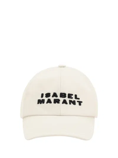 Isabel Marant Marant Tyron Embroidery Baseball Cap In Neutrals