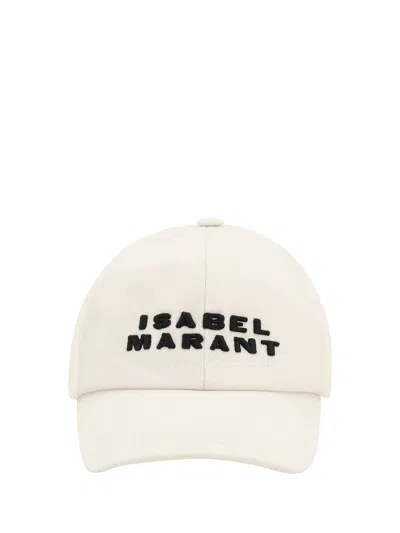 Isabel Marant Marant Tyron Embroidery Baseball Cap In Neutrals
