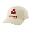 Isabel Marant Tyron Logo-embroidered Canvas Cap In Black