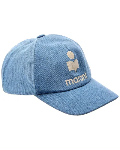 Isabel Marant Tyron Denim Baseball Cap In Blue