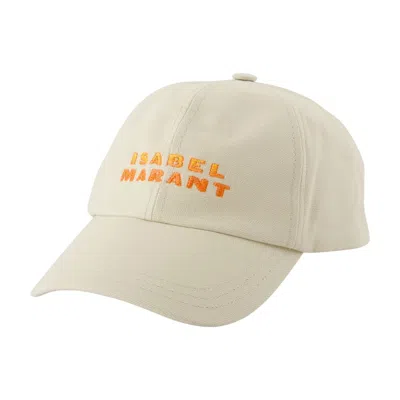 Isabel Marant Tyron Cap  Cotton White
