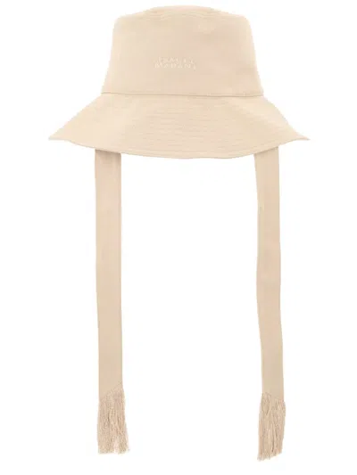 Isabel Marant Tyron Cap Woman In Neutral