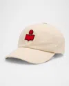 Isabel Marant Tyron Cotton Baseball Cap In Neutral