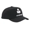 Isabel Marant Tyron Embroidered Cotton Cap In Black