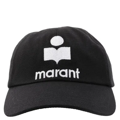 Isabel Marant Tyron Embroidered Cotton Cap In Multi