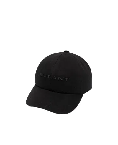 Isabel Marant Tyron Embroidered-logo Baseball Cap In Black