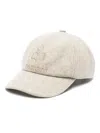 Isabel Marant Tyron Embroidered-logo Cap In Nude