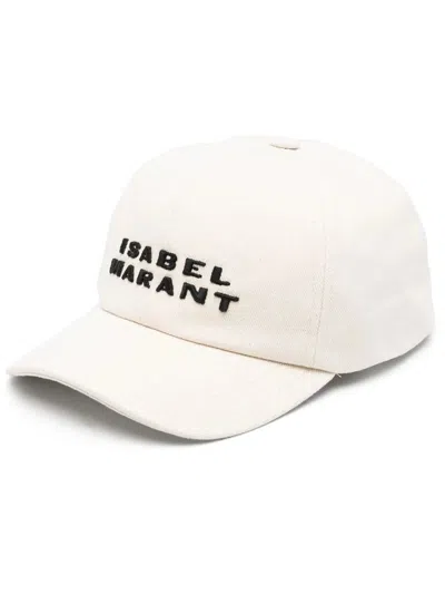 Isabel Marant Marant Tyron Embroidery Baseball Cap In Neutrals