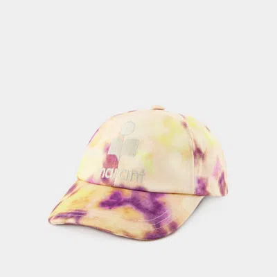 Isabel Marant Logo Baseball Cap In Yellow