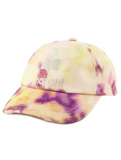 Isabel Marant Logo Baseball Cap In Yellow