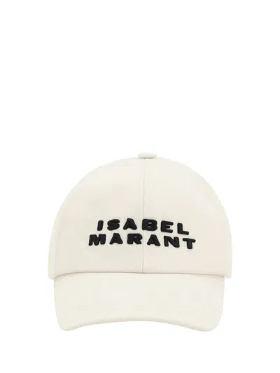 Isabel Marant Marant Tyron Embroidery Baseball Cap In Neutrals