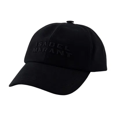 Isabel Marant Tyron Hat  Cotton Black