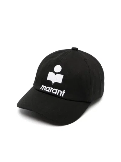 Isabel Marant Tyron Logo Baseball Cap In Black