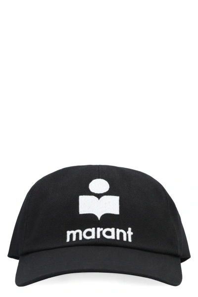 Isabel Marant Tyron Logo Baseball Cap In Black