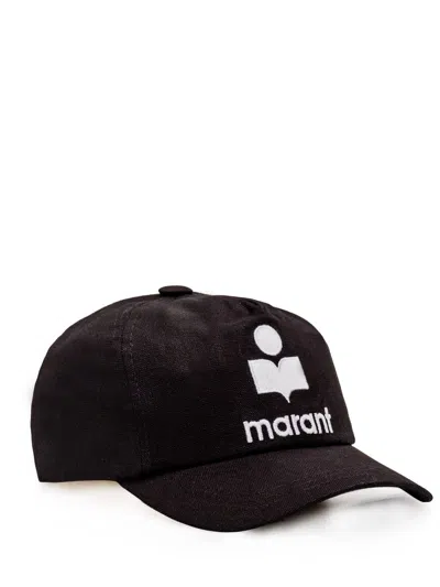 Isabel Marant Tyron Logo Baseball Cap In Black