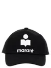 Isabel Marant Tyron Logo Baseball Cap In Black