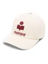 Isabel Marant Women's Tyron Logo Print Cap In Neutrals