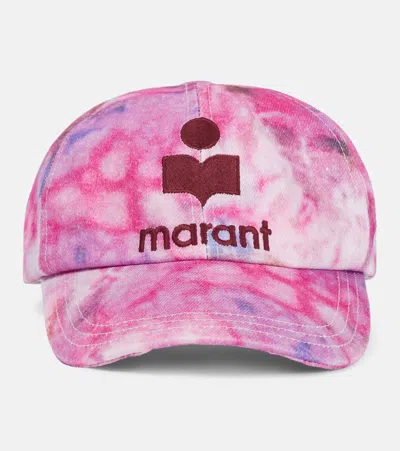 ISABEL MARANT TYRON TIE-DYE COTTON BASEBALL CAP
