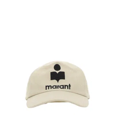 Isabel Marant Tyrony Logo-embroidered Baseball Cap In Nude