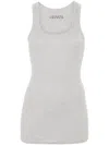 Isabel Marant Tysha Ribbed Tank Top In 02gy Grey