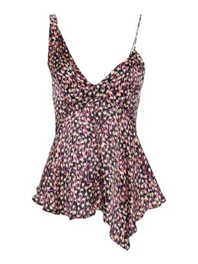 Isabel Marant Purple Uliene Camisole In Red