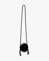 Isabel Marant Houna Tasseled Leather Shoulder Bag In Black