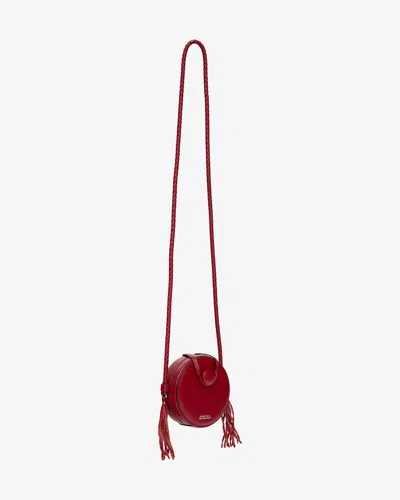 Isabel Marant Houna Shoulder Bag In Red