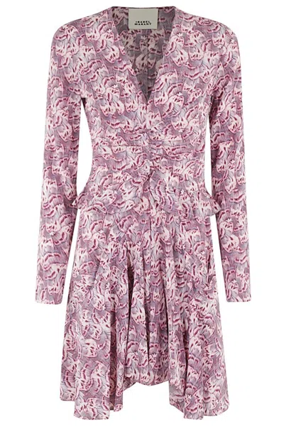 Isabel Marant Usmara Draped Front Mini Dress